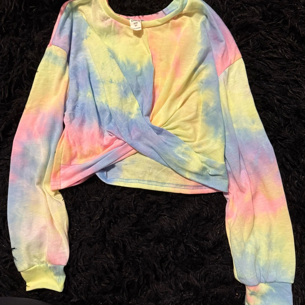 SHEIN Pastel Tie-Dye Top